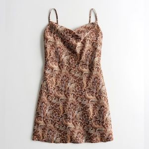 Hollister cowl neck slip dress